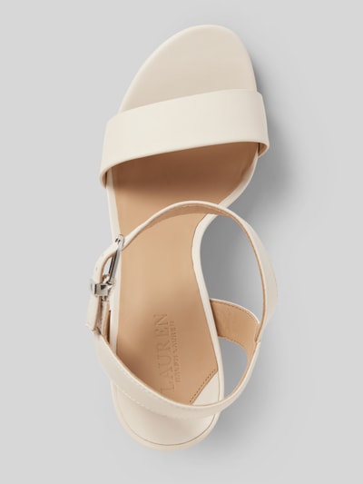 Lauren Ralph Lauren Sandalette mit Fesselriemen Modell 'GWEN' Offwhite 3