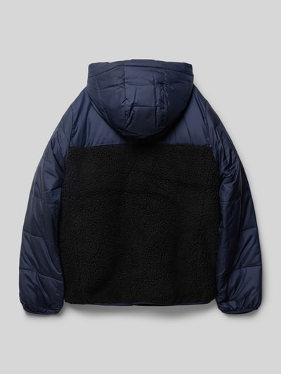 Quiksilver Gewatteerd jack met labelpatch, model 'SCALY’ Marineblauw - 3