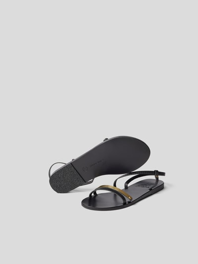 Ancient Greek Sandals Sandalen mit Kontrastbesatz Schwarz 4