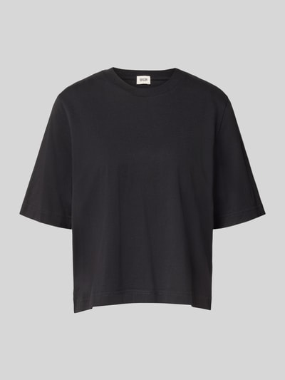 Produktfoto, Oversized Fit T-Shirt aus reiner Baumwolle von DRYKORN in Schwarz, Halbarm, Rundhalsausschnitt, lockere Form, für Damen