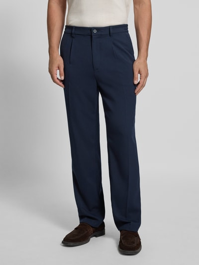 Tom Tailor Denim Loose Chino mit Viskoseanteil Dunkelblau 4