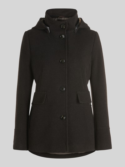 Gil Bret Regular Fit Parka aus Woll-Mix  Dunkelbraun 2