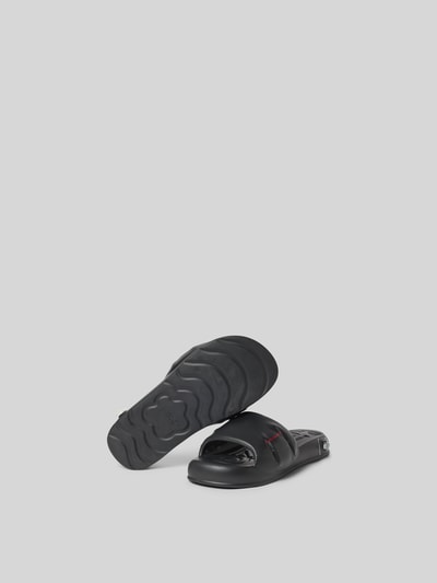 Kenzo Slides mit Label-Print Black 5