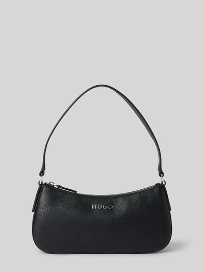 HUGO Handtasche mit Label-Applikation Modell 'Chris' Black 1