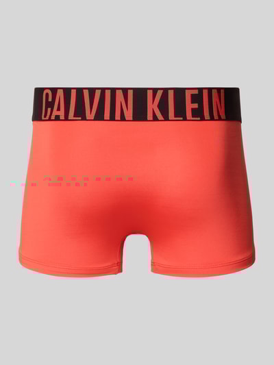 Calvin Klein Underwear Slim Fit Trunk mit Logo-Detail im 3er-Pack Rostrot 3