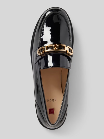 Högl Loafers aus Leder mit Applikation Black 4