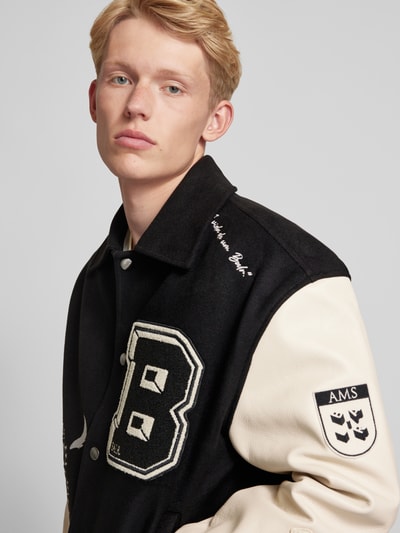 Balr. Jacke mit Label-Badge Modell 'Game of the Gods' Black 3