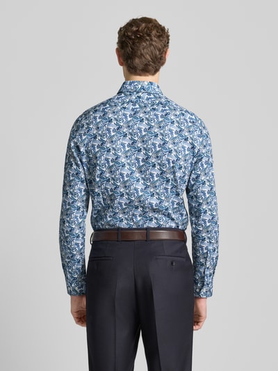 SEIDENSTICKER Slim fit zakelijk overhemd van katoen met kentkraag Lichtgroen - 5