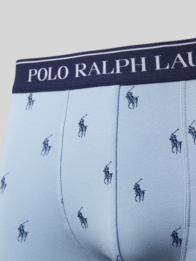 Polo Ralph Lauren Underwear Trunks mit Label-Bund im 3er-Pack Rauchblau 2