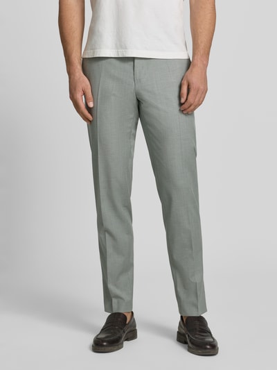 bugatti Regular Fit Stoffhose mit Bügelfalten Lind 4