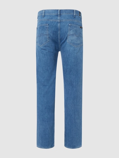 7 For All Mankind Tapered Fit Jeans mit Stretch-Anteil Modell 'Slimmy' Hellblau 4