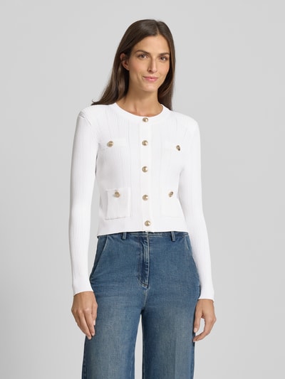 Guess Cardigan van viscosemix, model 'EMMIE' Wit - 4