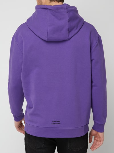 Tigha Hoodie met logo-applicatie  Paars - 5