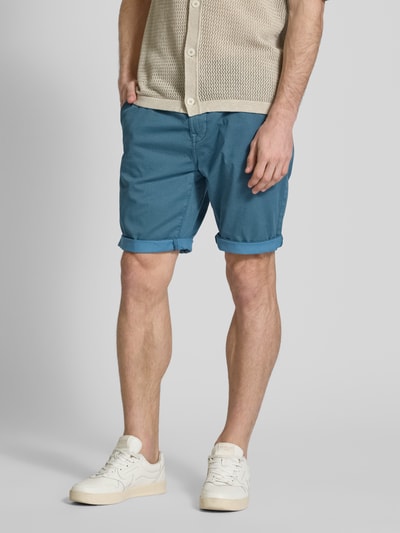 Lerros Bermudas mit Gürtel und Gesäßtaschen Rauchblau 4