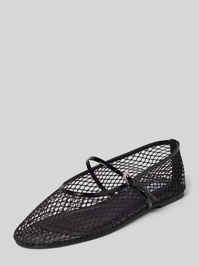 Steve Madden Baleriny półprzezroczyste model ‘MAGS’ Czarny 1