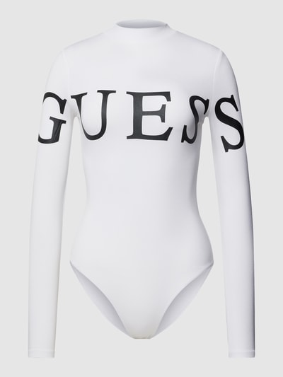 Guess Activewear Body mit Label-Print Modell 'GIULIA' Weiss 2