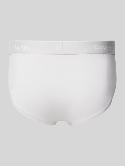 Calvin Klein Underwear Slip mit elastischem Logo-Bund im 3er-Pack Mittelgrau 3