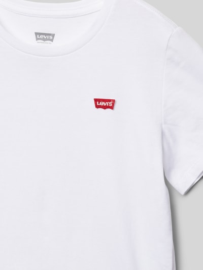 Levi’s® Kids T-Shirt mit Label-Detail Weiss 2