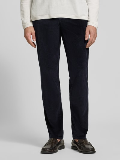 Brax Modern Fit Cordhose aus Baumwoll-Mix Modell 'Fabio' Marine 4