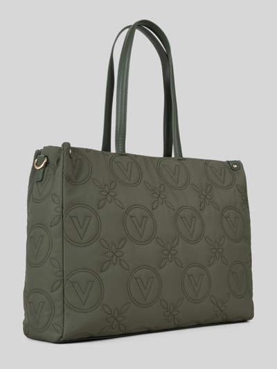 Valentino Bags Shopper aus Polyester-Mix mit Logo-Stickerei Khaki 2