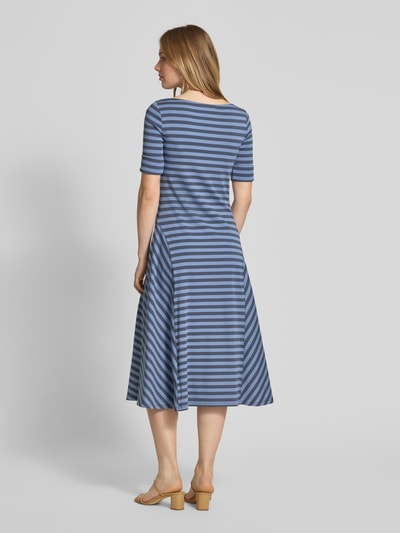 Lauren Ralph Lauren T-shirtjurk met boothals Blauw - 5