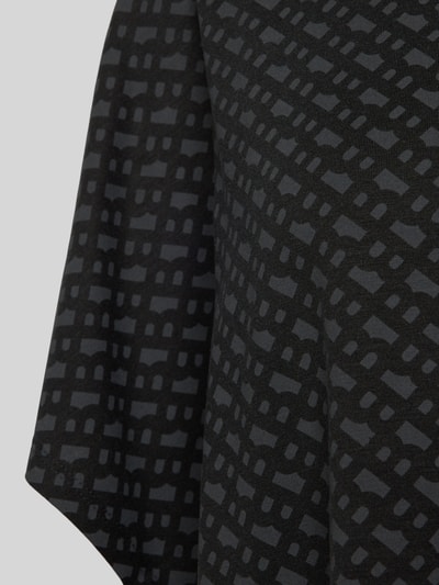 BOSS Oversized T-Shirt aus Lyocell-Mix Modell 'B-LOGO' BLACK 2