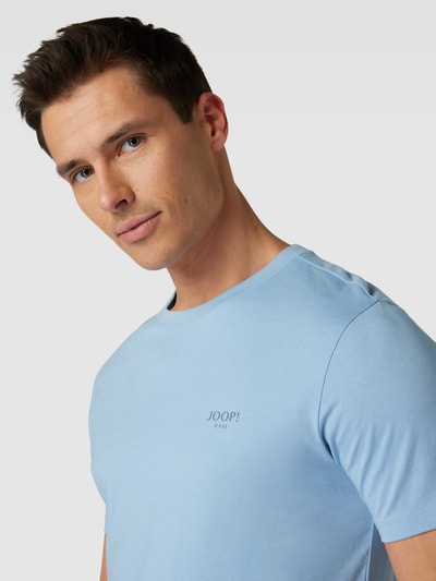 JOOP! Jeans T-shirt z nadrukiem z logo model ‘Alphis’ Jasnoniebieski 3