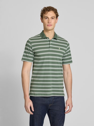 JACK & JONES Premium Regular Fit Poloshirt mit Logo-Stitching Modell 'Adam' Khaki 4