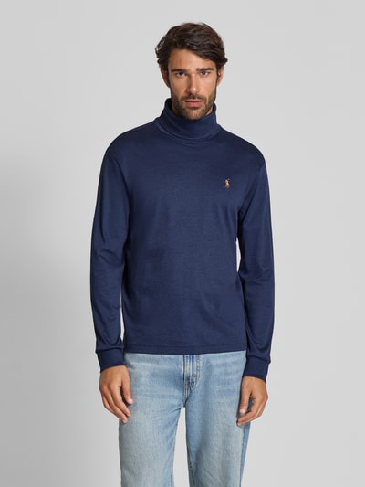 Polo Ralph Lauren Shirt met lange mouwen en col Donkerblauw - 4