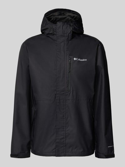 Produktfoto, czarna Kurtka z kapturem Model 'Hikebound™ II' od Columbia, krój regular fit, zamek błyskawiczny, patki przy mankietach, logo, struktura gładka