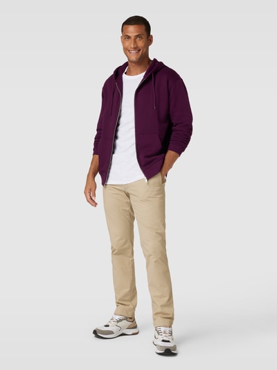 MCNEAL Sweatjacke mit Kapuze Aubergine 1