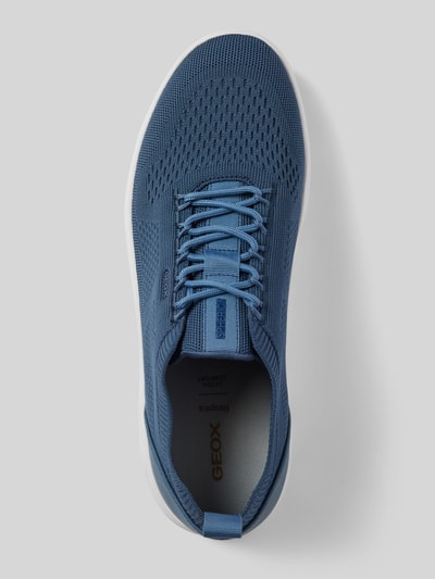 Geox Sneakers met vetersluiting, model 'SPHERICA' Oceaanblauw - 3