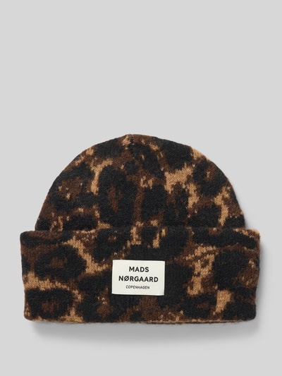 MADS NØRGAARD Muts van scheerwolmix, model 'Tosca Anuska' Donkerbruin - 1
