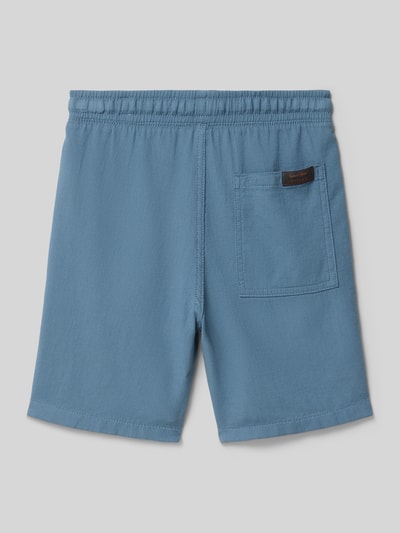 JACK & JONES Shorts mit Strukturmuster und elastischem Bund Modell 'JAIDEN' Rauchblau 3