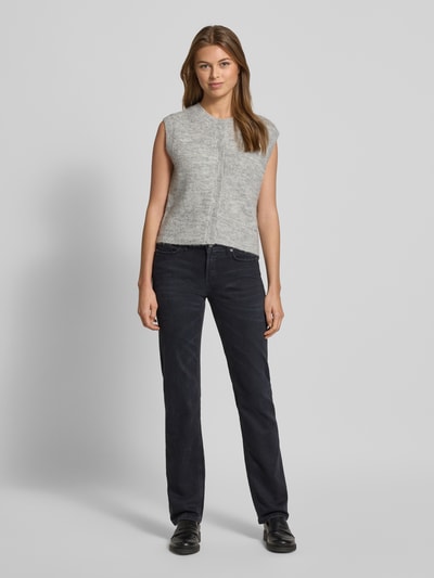 CAMBIO Jeans in used-look, model 'PIPER' Antraciet - 1