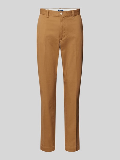 Polo Ralph Lauren Slim Fit Chino mit Bügelfalten Mittelbraun 2