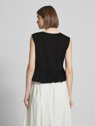 EDITED Tanktop mit ausgestellter Rockpartie Modell 'Davinia' Black 5