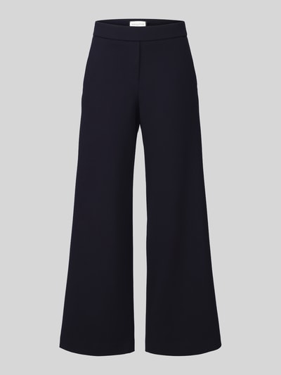 SEDUCTIVE Regular fit wijdte broek van viscosemix model 'NALEY' Marineblauw - 2