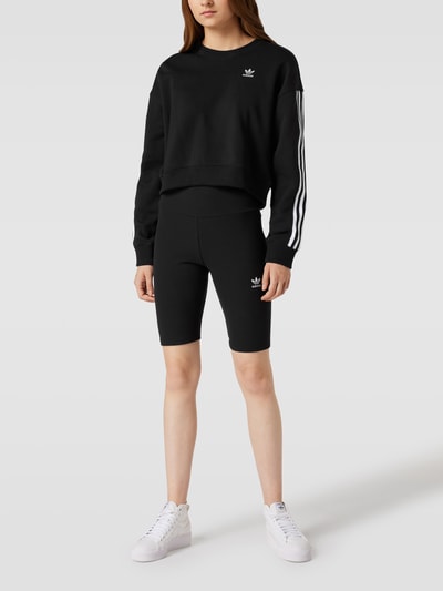 adidas Originals Sweatshirt mit überschnittener Schulter Black 1