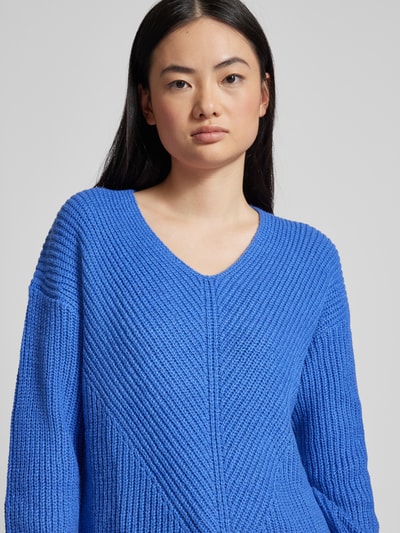 Tom Tailor Pullover mit V-Ausschnitt Blau 3