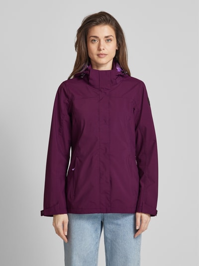 G.I.G.A. DX Jacke mit Reißverschlusstaschen Modell 'GS110' Aubergine 4