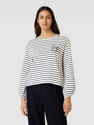 Weekend Max Mara Longsleeve mit Streifenmuster Modell 'KANSAS' Marine 4