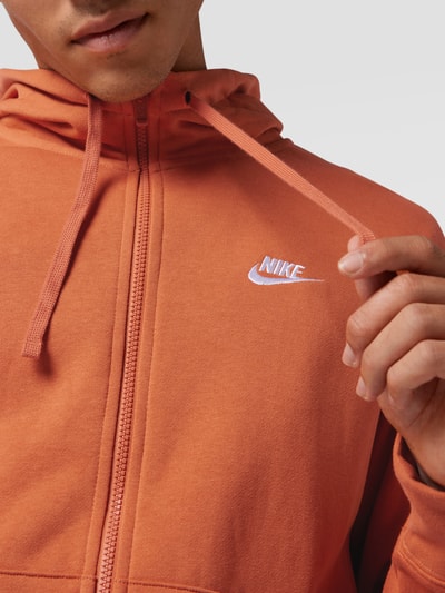 Nike Sweatjacke mit Kapuze Rostrot 3