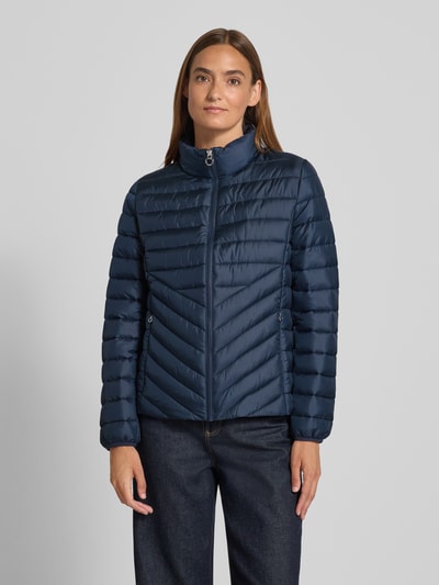 s.Oliver RED LABEL Kurtka pikowana o kroju slim fit ze stójką Granatowy 4