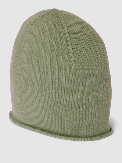 Christian Berg Woman Beanie aus Kaschmir mit Rollsaum Schilf 1