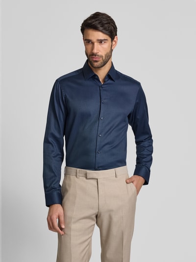 Jake*s Regular Fit Business-Hemd mit Kentkragen Marine 4