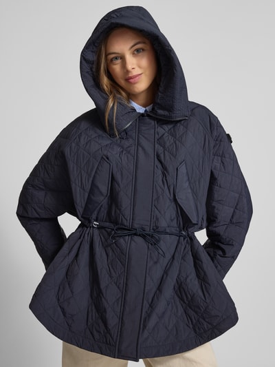 Peuterey Steppjacke mit verdecktem Reißverschluss Modell 'Texel' Marine 3