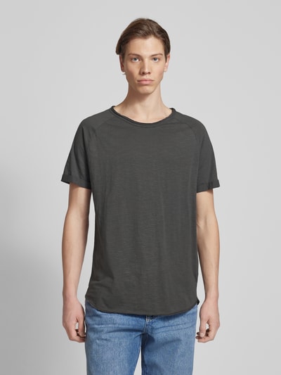 Redefined Rebel T-shirt met ronde hals, model 'KAS' Antraciet - 4