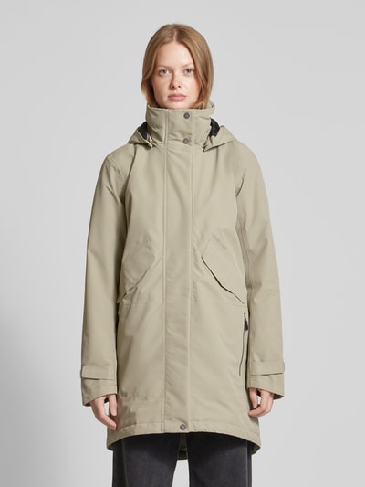 Didriksons Parka mit Reißverschlusstaschen Modell 'INDRA' Beige 4