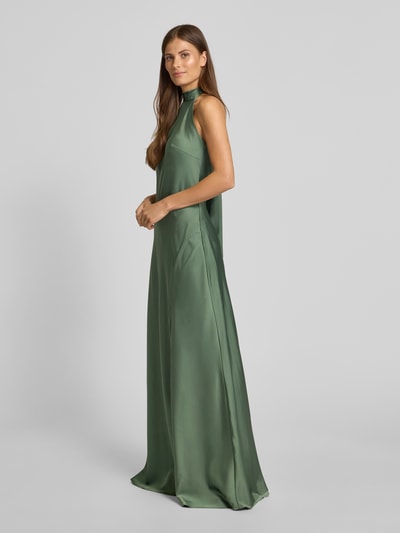Mascara Abendkleid mit Neckholder zum Binden Gruen 1